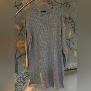 Nally & Millie Gray Knit Dress